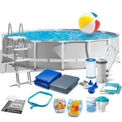 INTEX 26726 Piscina Estructura Metálica 457x122 cm Set 17 Piezas