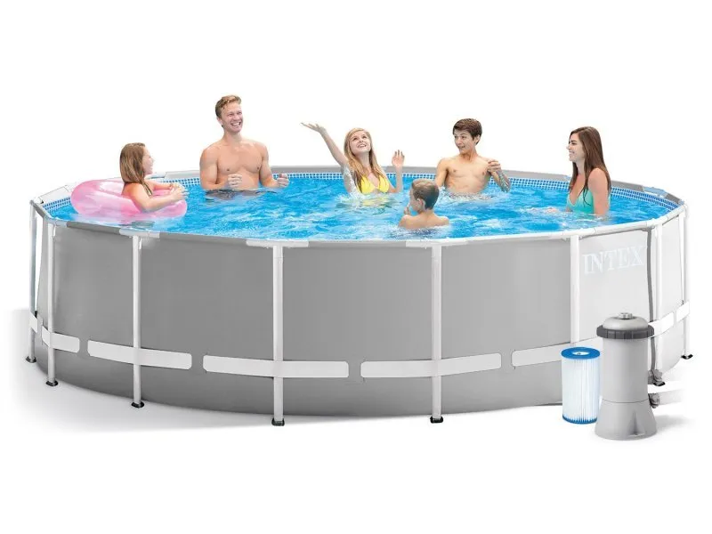 Piscina de jardín Desmontable 457x122 cm set 17in1 INTEX 26726