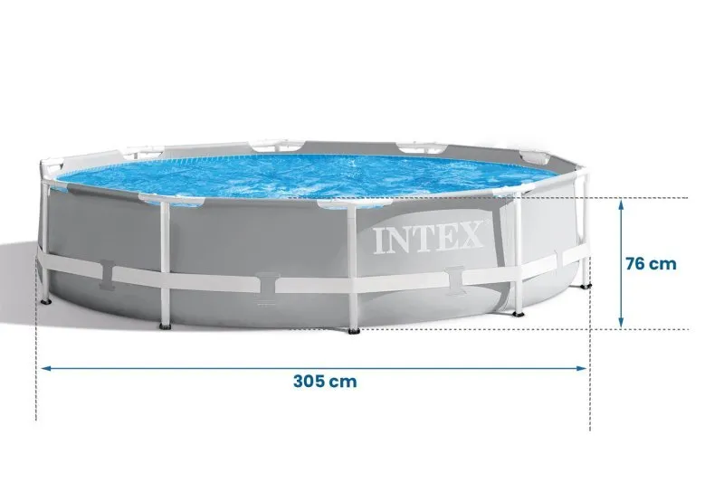 Piscina de jardín Desmontable 305 x 76 cm Juego 6 en 1 INTEX 26700.