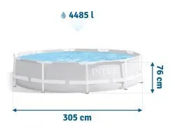 Piscina de jardín Desmontable 305 x 76 cm INTEX 26700