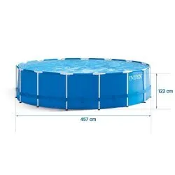 Piscina de jardín Desmontable 457 x 122 cm 17in1 INTEX 28242