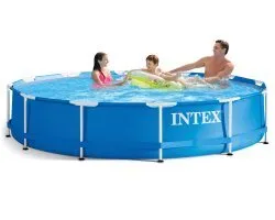 Piscina de jardín Desmontable 366 x 76 cm juego 6 en 1 INTEX 28210