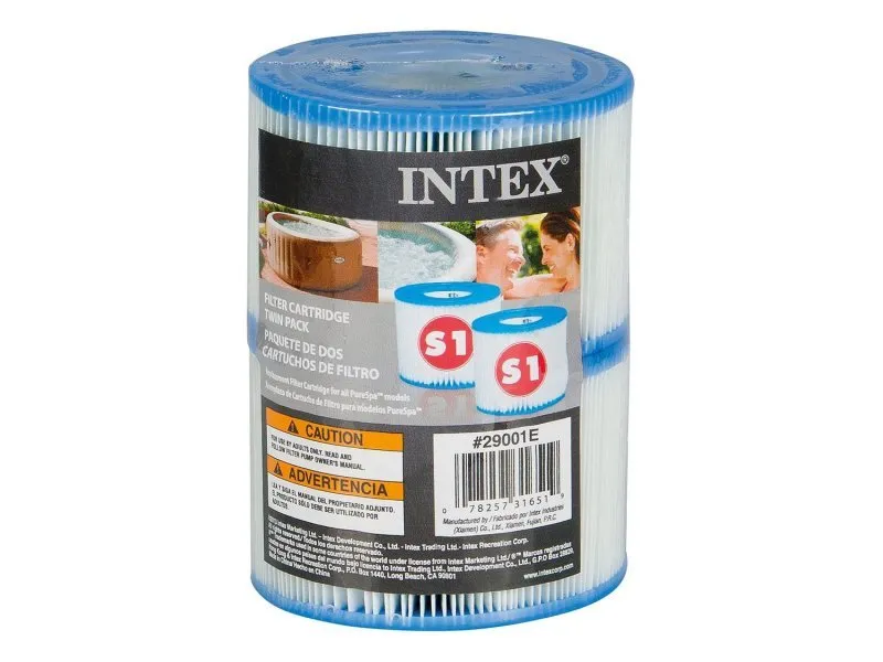 Filtro de spa tipo S1 2uds. INTEX 29001