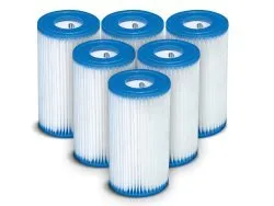 6 x Filtro para bomba conjunto Tipo A INTEX 29000