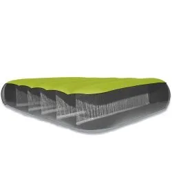 Colchoneta velour unipersonal con bomba eléctrica 191x76x17 cm INTEX 64097.