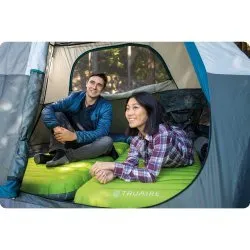 Colchoneta velour unipersonal con bomba eléctrica 191x76x17 cm INTEX 64097.