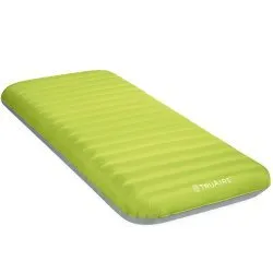 Colchoneta velour unipersonal con bomba eléctrica 191x76x17 cm INTEX 64097.