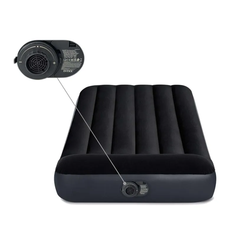 Colchón hinchable con bomba eléctrica incorporada 191x99x25 cm INTEX 64146ND.