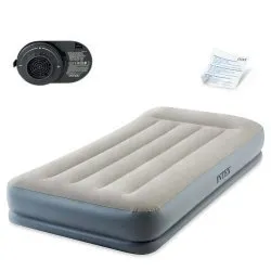 INTEX 64116ND Colchón Hinchable Individual con Bomba Integrada