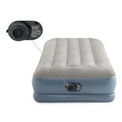 Colchón Hinchable con bomba eléctrica incorporada unipersonal INTEX 64116ND