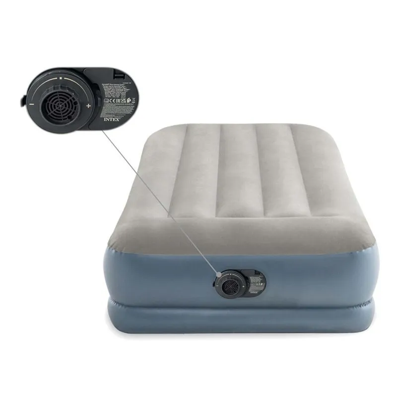 Colchón Hinchable con bomba eléctrica incorporada unipersonal INTEX 64116ND