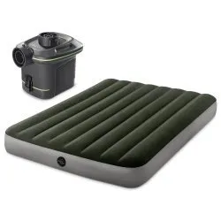 Colchón hinchable con bomba eléctrica, cómodo y práctico