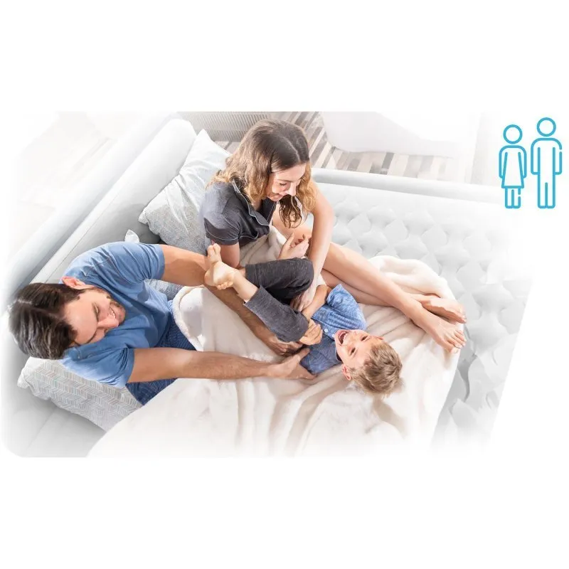 Colchón hinchable, cómodo y fácil de usar en cualquier lugar