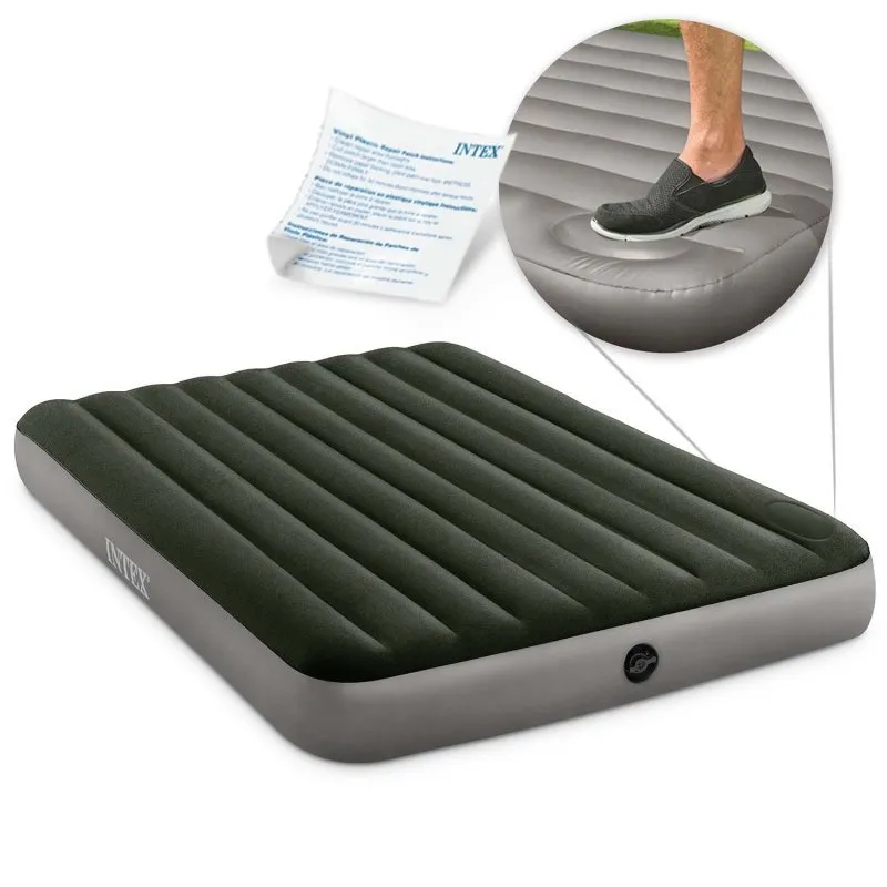 Colchón hinchable con bomba de pie incorporada INTEX 64763