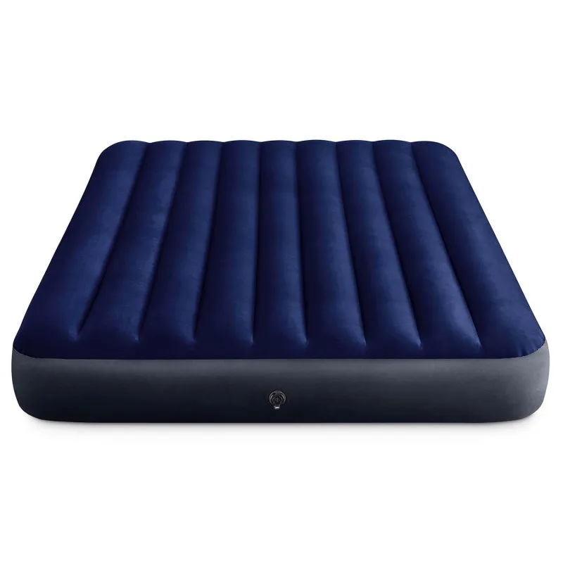 Colchón hinchable con bomba de pistón y dos almohadas INTEX 64765.