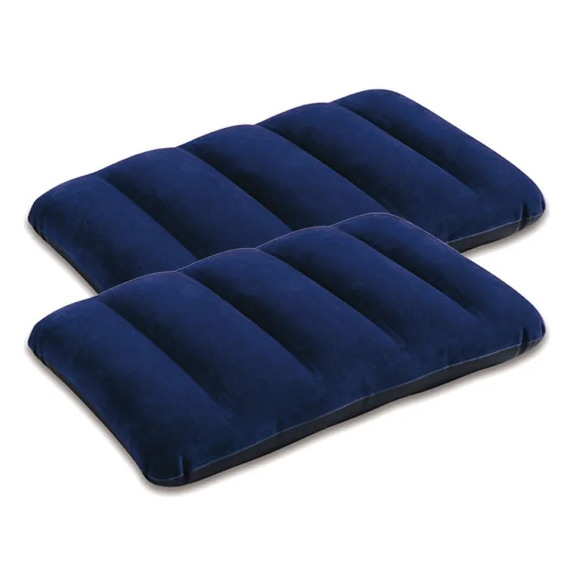 Colchón hinchable con bomba de pistón y dos almohadas INTEX 64765.