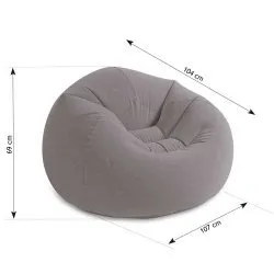 Sillón hinchable puf hinchable INTEX 68579