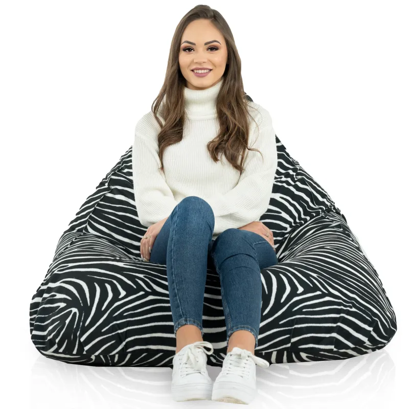 Puff Asiento de Suelo XL Bermuda - Tejido Estampado Premium – vista 56