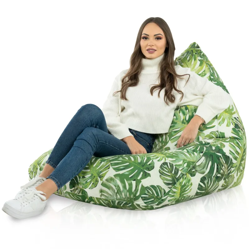 Puff Asiento de Suelo XL Bermuda - Tejido Estampado Premium – vista 57