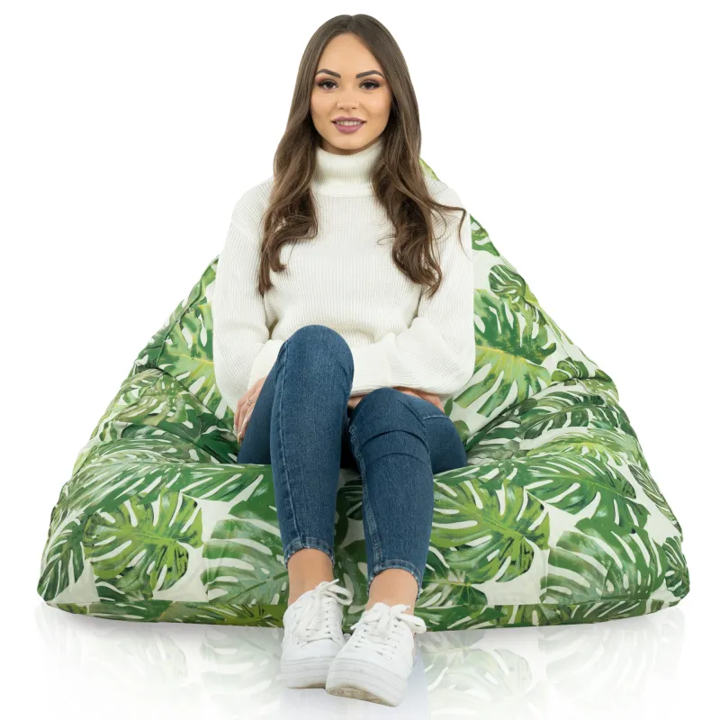 Puff Asiento de Suelo XL Bermuda - Tejido Estampado Premium – vista 38