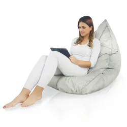 Puff Asiento de Suelo XL Bermuda - Tejido Estampado Premium – vista 39