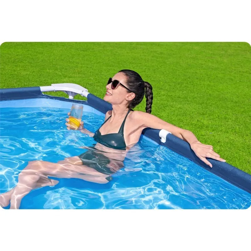 Bestway 56405N 400 x 211 x 81 cm 15en1 piscina de jardín con rejilla