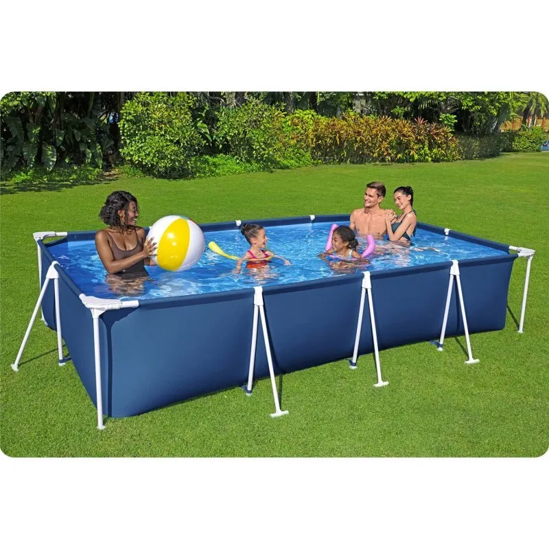Bestway 56405N 400 x 211 x 81 cm 15en1 piscina de jardín con rejilla