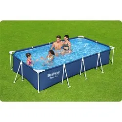 Bestway 56405N 400 x 211 x 81 cm 15en1 piscina de jardín con rejilla