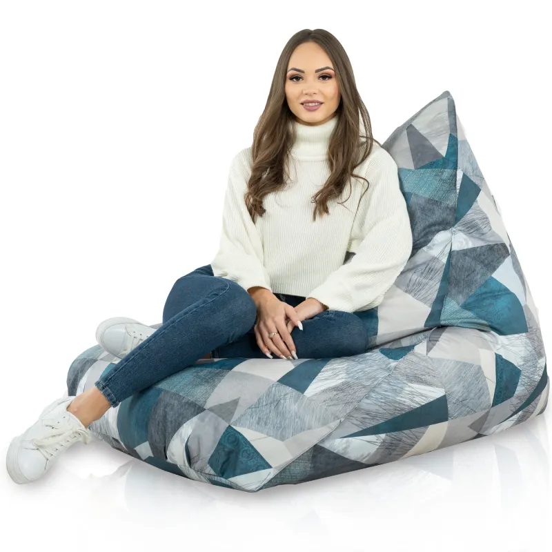 Puff Asiento de Suelo XL Bermuda - Tejido Estampado Premium – vista 43