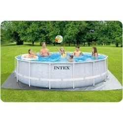 488 x 122 cm 18in1 Piscina de jardín con marco Intex 26746