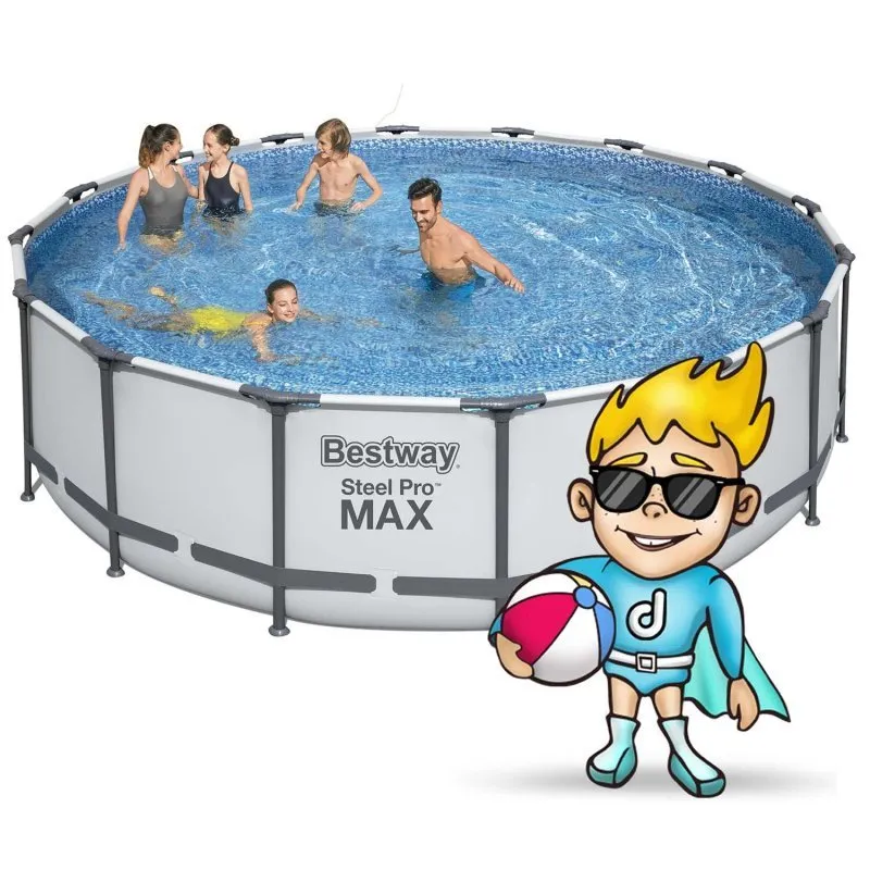 488 x 122 cm 19in1 Bestway 5612Z piscina de jardín Desmontable.
