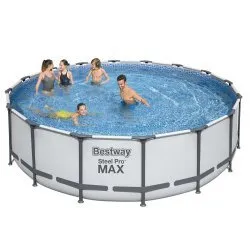 488 x 122 cm 19in1 Bestway 5612Z piscina de jardín Desmontable.