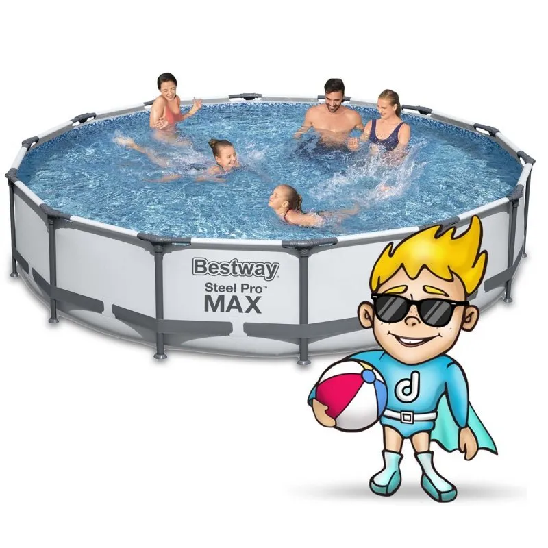 Juego de piscina de jardín Desmontable de 427 x 84 cm 17en1 Bestway 56595.