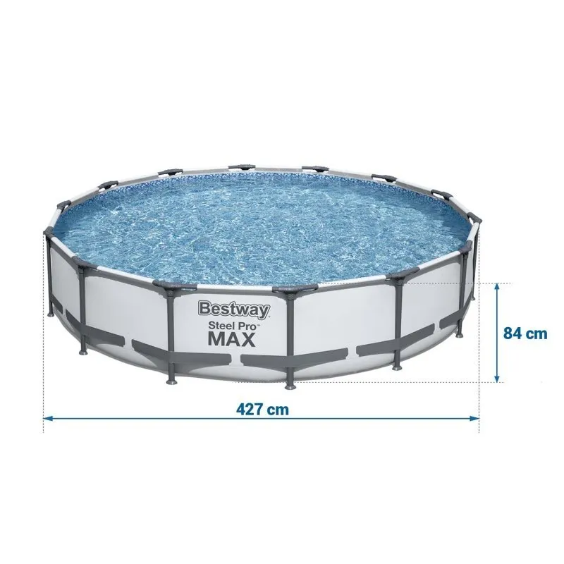 Juego de piscina de jardín Desmontable de 427 x 84 cm 17en1 Bestway 56595.