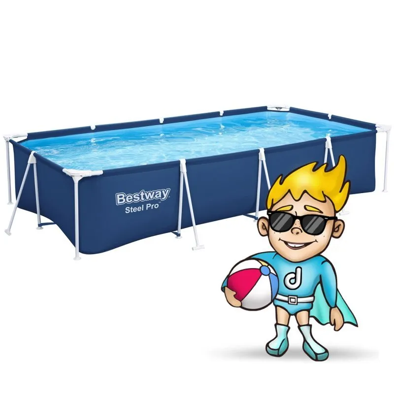 Piscina de jardín Desmontable 400 x 211 x 81 cm 4en1 Bestway 56405N.