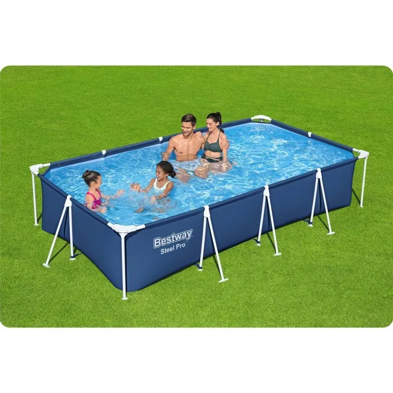 Piscina de jardín Desmontable 400 x 211 x 81 cm 4en1 Bestway 56405N.