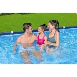 Piscina de jardín Desmontable 400 x 211 x 81 cm 4en1 Bestway 56405N.