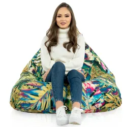 Puff Asiento de Suelo XL Bermuda - Tejido Estampado Premium – vista 62