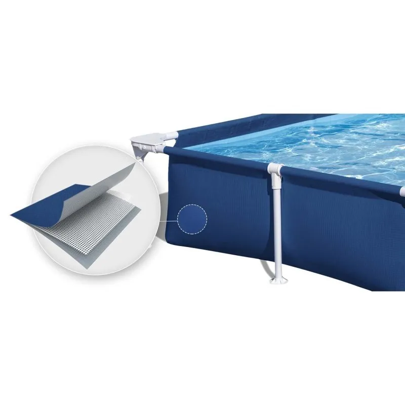 Piscina de marco rectangular 221 x 150 x 43 cm Bestway 56401N.