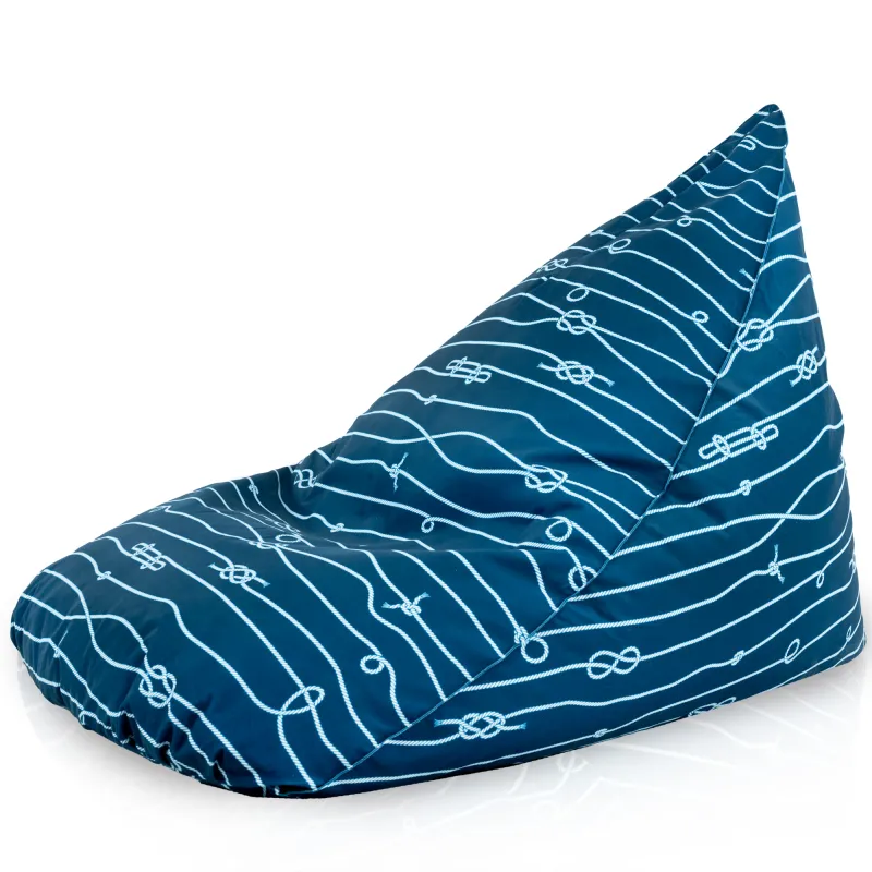 Puff Asiento de Suelo XL Bermuda - Tejido Estampado Premium – vista 4