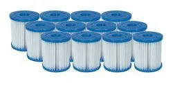Filtro para bomba filtrante Tipo II - juego de 12 pzas. Bestway 58094
