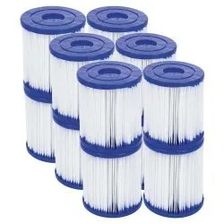 Filtro para bomba filtrante Tipo I - juego de 12 pzas. Bestway 58093