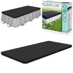 Cubierta para piscina de cremallera Bestway 58232 de 396 x 172 cm.