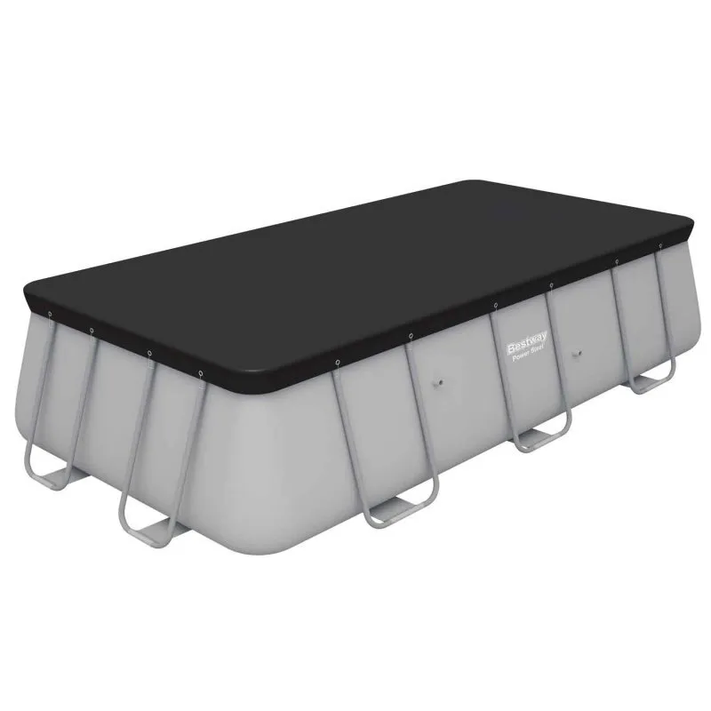 Cubierta para piscina de cremallera Bestway 58232 de 396 x 172 cm.
