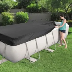 Cubierta para piscina de cremallera Bestway 58232 de 396 x 172 cm.