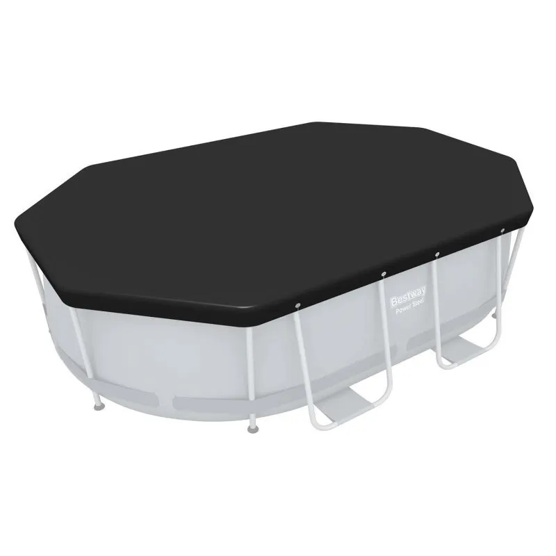 Cubierta para piscina de marco ovalado 300 x 200 x 84 cm Bestway 58424.