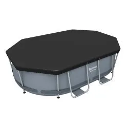 Cubierta para piscina de marco ovalado 300 x 200 x 84 cm Bestway 58424.
