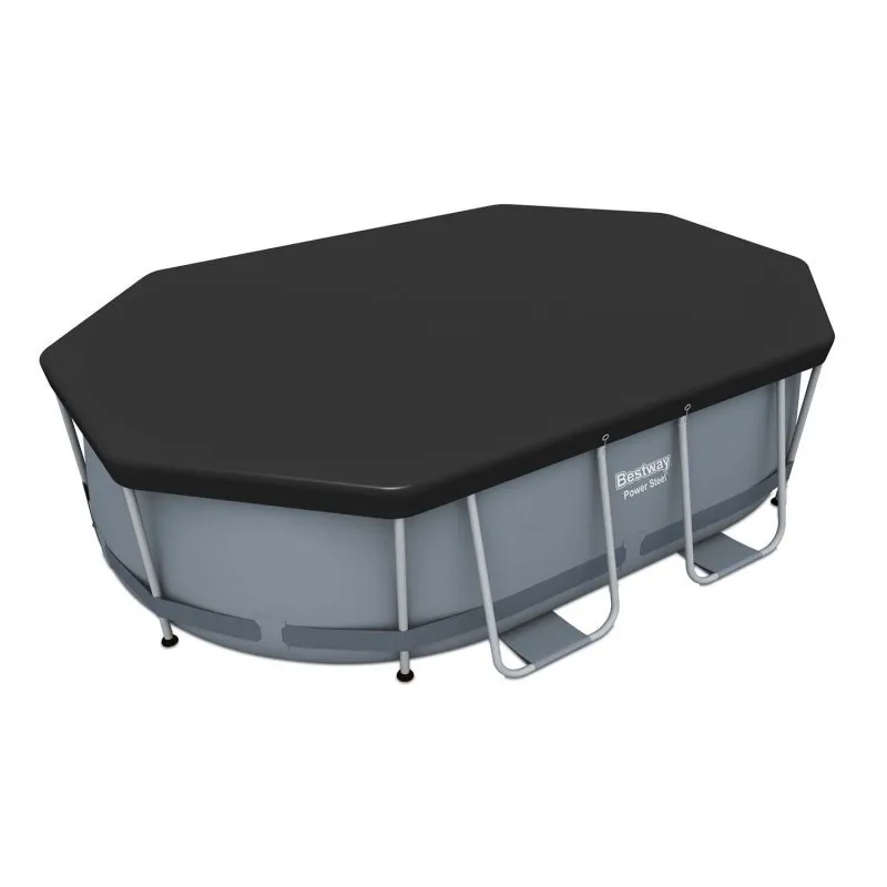 Cubierta para piscina de marco ovalado 300 x 200 x 84 cm Bestway 58424.