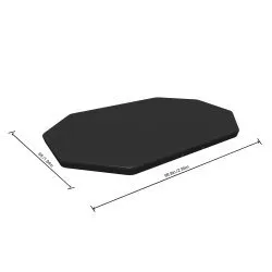 Cubierta para piscina de marco ovalado 300 x 200 x 84 cm Bestway 58424.