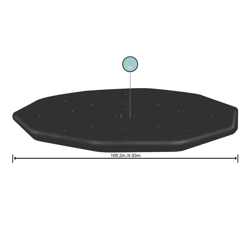 Cubierta para piscina de marco Bestway 58249 de 488 cm.